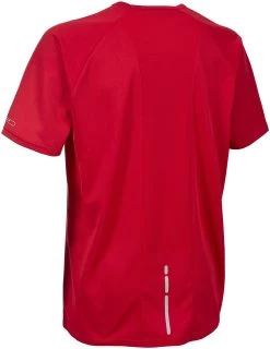 Trespass Men's DLX Active Gym T-shirt Harland - Junior Size -Adventure Pulse harland red backgm