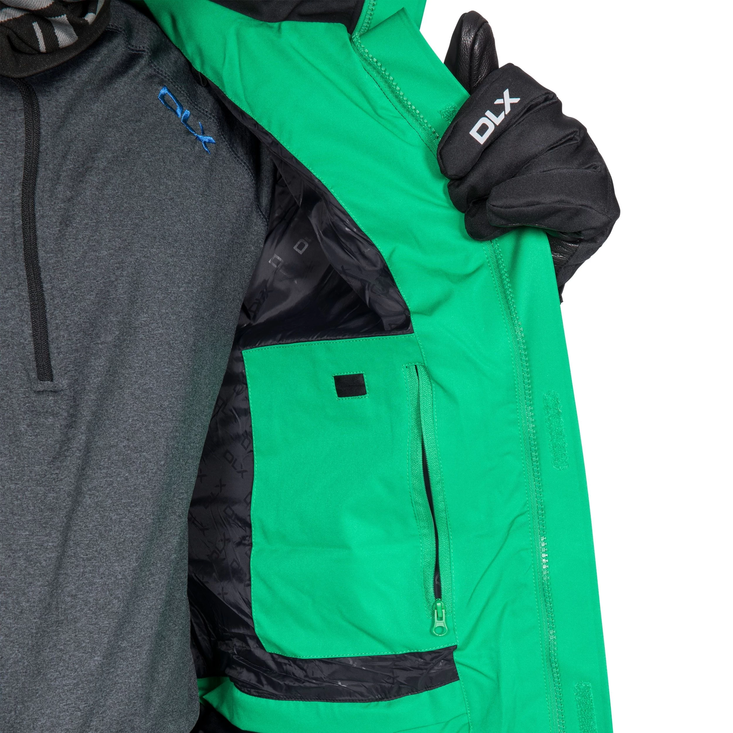 Trespass Men's DLX Waterproof Ski Jacket Hayes - Junior Size 17 Trespass Men's DLX Waterproof Ski Jacket Hayes - Junior Size - Image 17