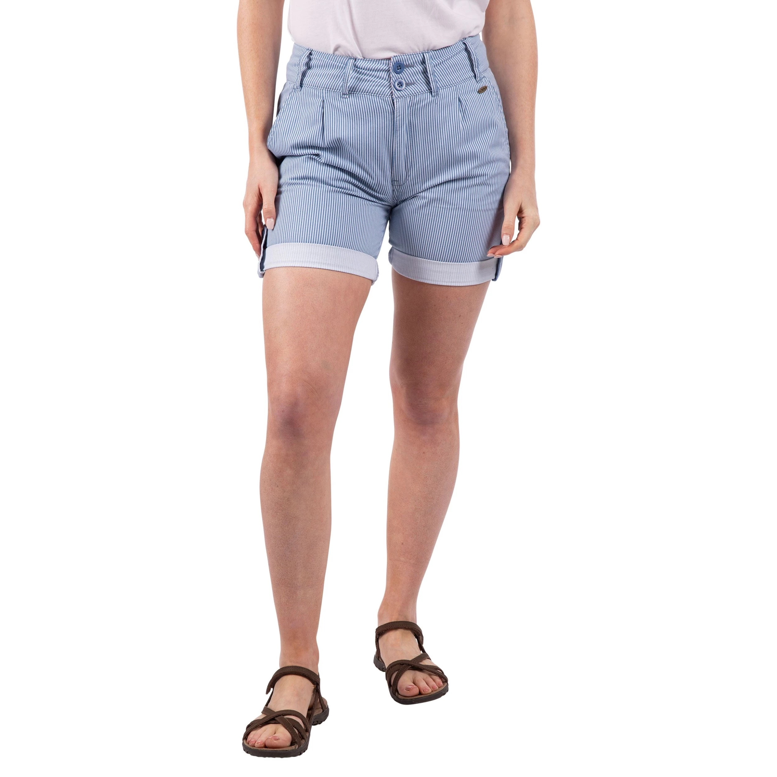 Trespass Womens Cotton Shorts Hazy - Junior Size 12 Trespass Womens Cotton Shorts Hazy - Junior Size - Image 12