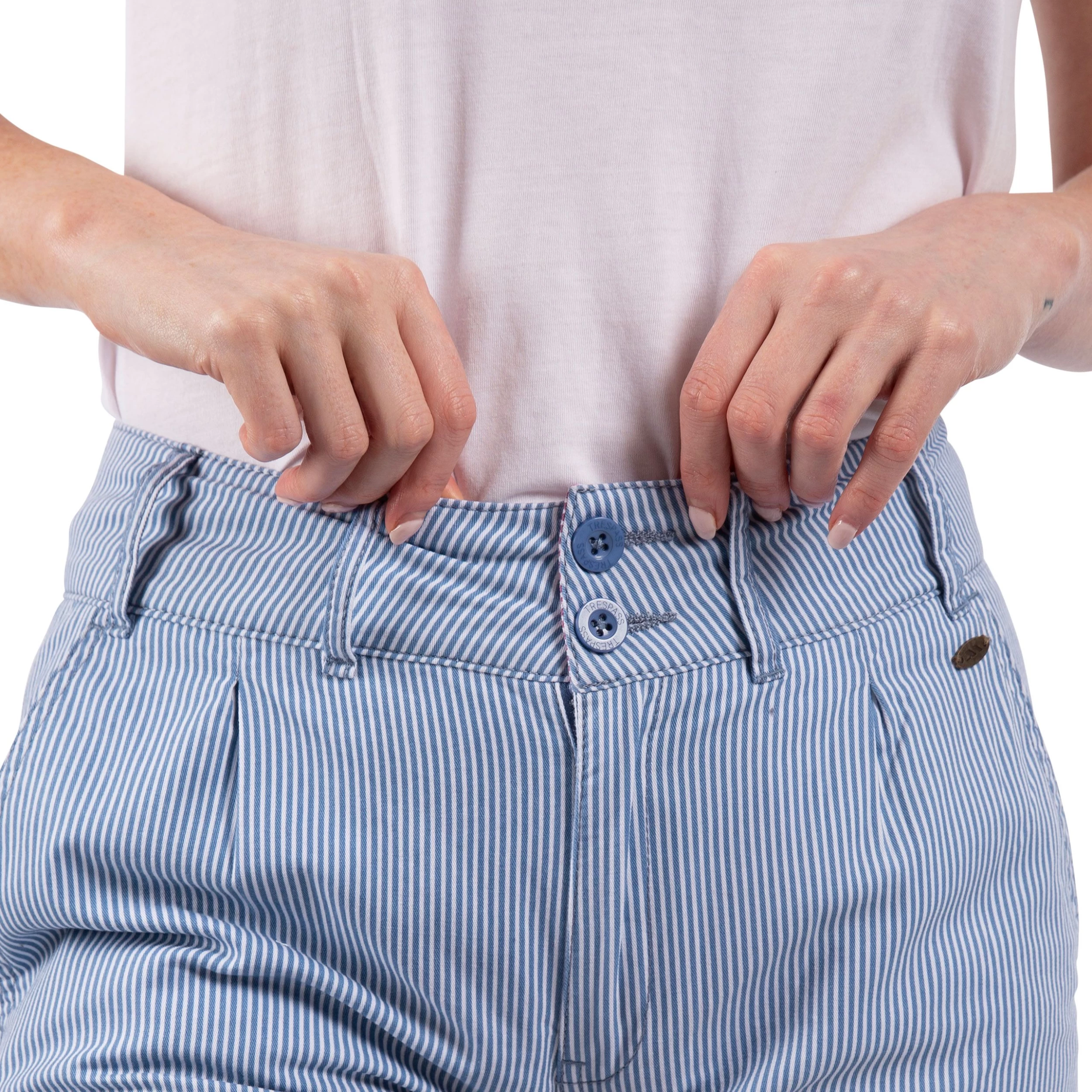 Trespass Womens Cotton Shorts Hazy - Junior Size 17 Trespass Womens Cotton Shorts Hazy - Junior Size - Image 17