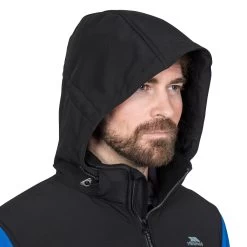 Trespass Mens Hooded Softshell Jacket Hebron II 32 Trespass Mens Hooded Softshell Jacket Hebron II -Adventure Pulse hebronii majksso10003 blu m03 2