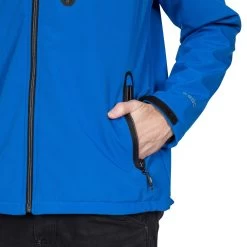 Trespass Mens Hooded Softshell Jacket Hebron II 31 Trespass Mens Hooded Softshell Jacket Hebron II -Adventure Pulse hebronii majksso10003 blu m05 1