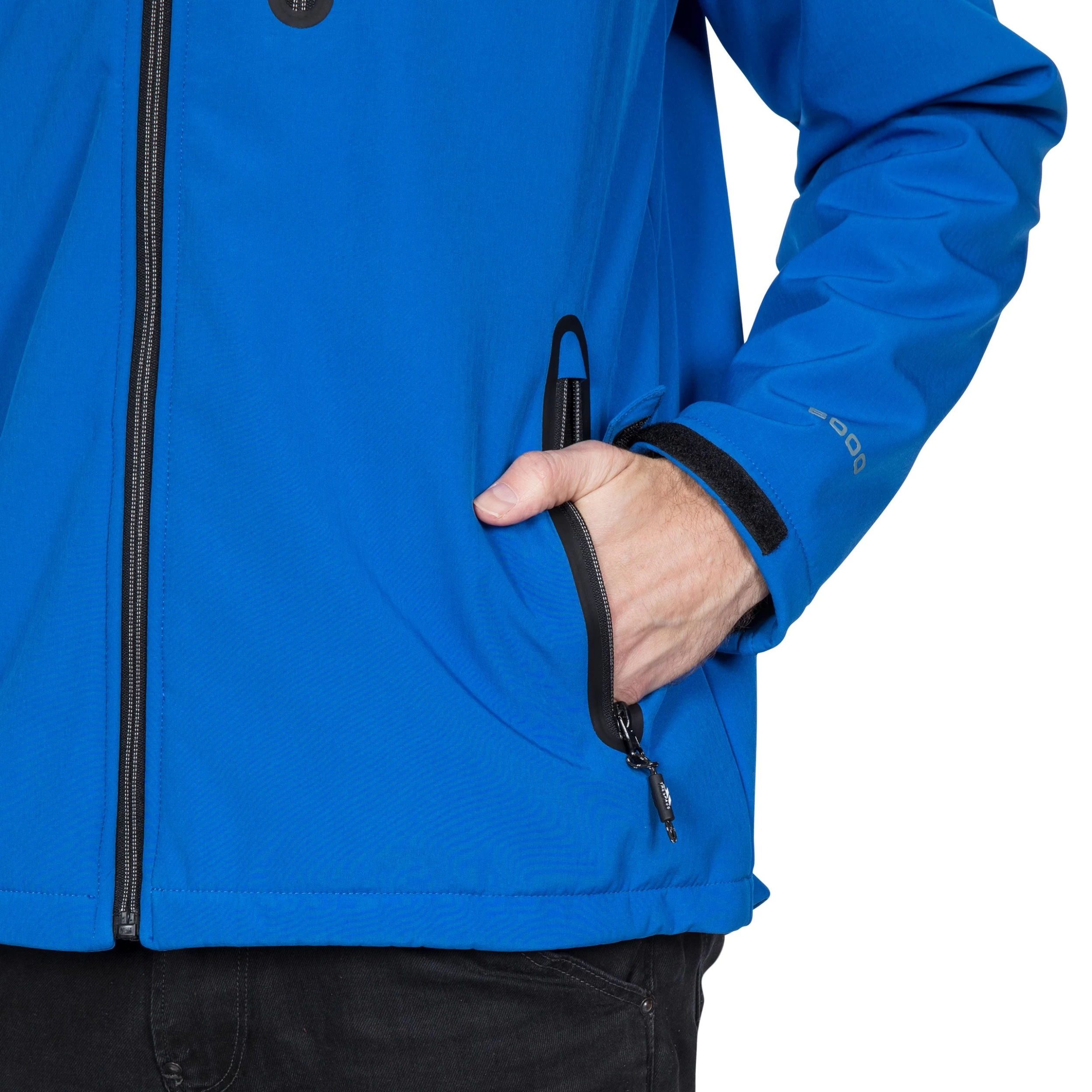 Trespass Mens Hooded Softshell Jacket Hebron II 15 Trespass Mens Hooded Softshell Jacket Hebron II - Image 15