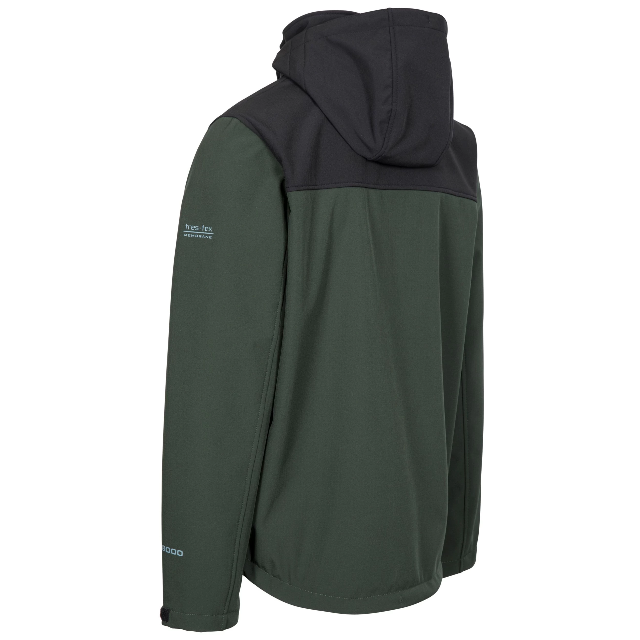 Trespass Mens Hooded Softshell Jacket Hebron II 2 Trespass Mens Hooded Softshell Jacket Hebron II - Image 2