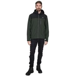 Trespass Mens Hooded Softshell Jacket Hebron II 20 Trespass Mens Hooded Softshell Jacket Hebron II -Adventure Pulse hebronii majksso10003 oli m01