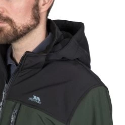 Trespass Mens Hooded Softshell Jacket Hebron II 23 Trespass Mens Hooded Softshell Jacket Hebron II -Adventure Pulse hebronii majksso10003 oli m05