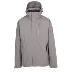 Trespass Men's Waterproof Jacket TP75 Helmsley - STORM GREY XXS