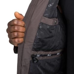 Trespass Men’s DLX Waterproof Down Parka Jacket Highland - Junior Size -Adventure Pulse highland majkdol20001 kha m37