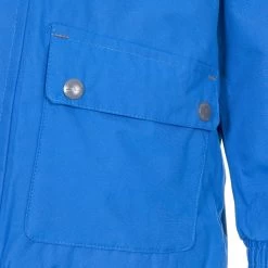Trespass Boys Waterproof Parka Jacket Holsey -Adventure Pulse holsey mcjkram20004 blu d