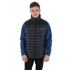 Trespass Men's Lightweight Down Gilet Hoppers - Junior Size 9 Trespass Men's Lightweight Down Gilet Hoppers - Junior Size -Adventure Pulse hoppers majkdon20007 blk m01