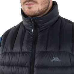 Trespass Men's Lightweight Down Gilet Hoppers - Junior Size 12 Trespass Men's Lightweight Down Gilet Hoppers - Junior Size -Adventure Pulse hoppers majkdon20007 blk m05