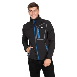 Trespass Men's Lightweight Softshell Jacket Hotham -Adventure Pulse hotham majksstr0002 blk m02