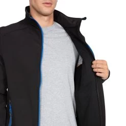 Trespass Men's Lightweight Softshell Jacket Hotham -Adventure Pulse hotham majksstr0002 blk m08
