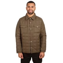 Trespass Men's Quilted Jacket Hullford - Junior Size -Adventure Pulse hullford majkcatr0013 kht m01