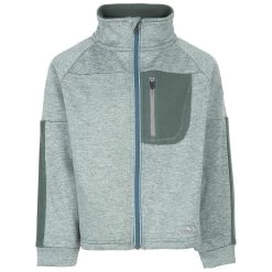 Adventure Pulse 33 Trespass Kids' Unisex Fleece AT200 Immense - SPRUCE GREEN MARL 2/3