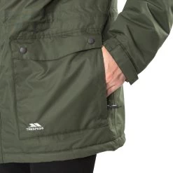 Trespass Men's Waterproof Parka Jacket Jaydin - Junior Size -Adventure Pulse jaydin majkram20008 oli m4 1