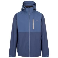 Trespass DLX Men's Waterproof Jacket Jefferson - DARK GREY XXS -Adventure Pulse jefferson majkratr0065 na1 a 1