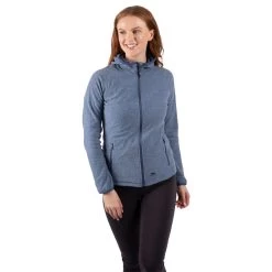 Trespass Women's Jennings Full Zip Microfleece Top Navy