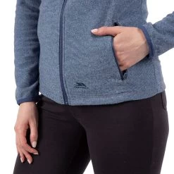 Trespass Women's Jennings Full Zip Microfleece Top Navy -Adventure Pulse jennings faflflo10001 na1 03