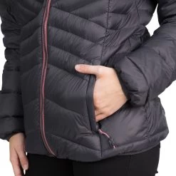 Trespass Womens Down Jacket Hooded Julieta -Adventure Pulse julieta fajkdotr0002 dag m04