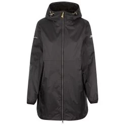 Trespass Women's Waterproof Jacket TP75 Keepdry - BLACK XXS