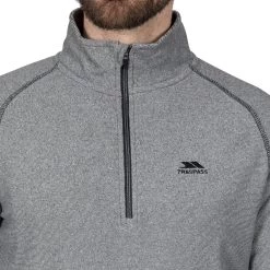 Trespass Men's 1/2 Zip Fleece Keynote - Junior Size 26 Trespass Men's 1/2 Zip Fleece Keynote - Junior Size -Adventure Pulse keynote maflmfn20001 blk m06