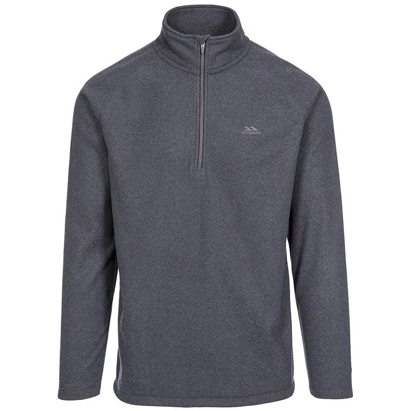 Trespass Men's Keynote Half Zip Fleece Charcoal 1 Trespass Men's Keynote Half Zip Fleece Charcoal