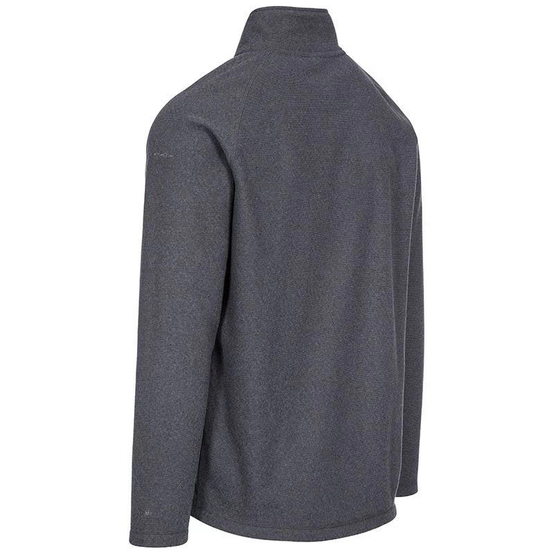 Trespass Men's Keynote Half Zip Fleece Charcoal 2 Trespass Men's Keynote Half Zip Fleece Charcoal - Image 2