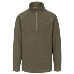 Trespass Men's Keynote Half Zip Fleece Moss