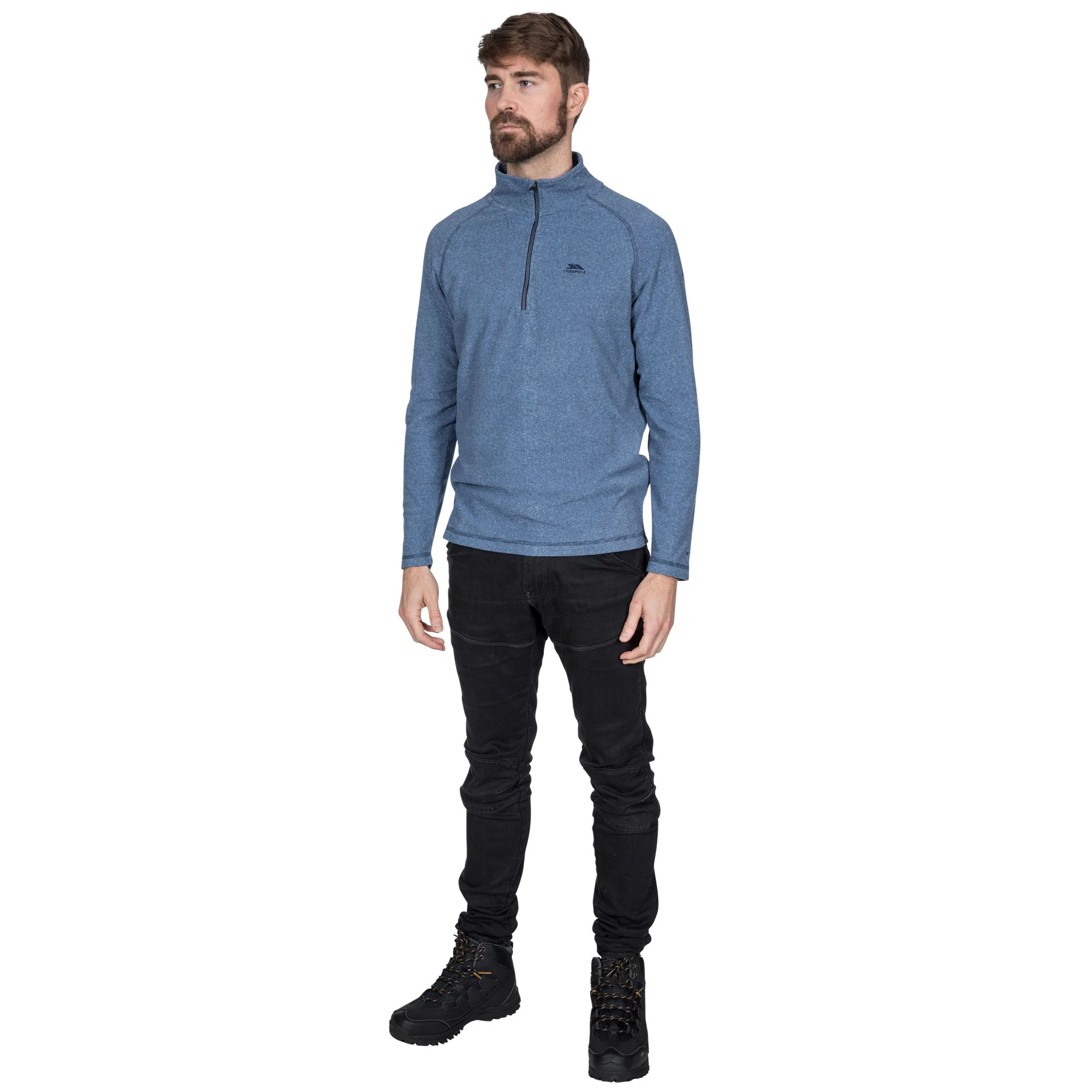 Trespass Men's 1/2 Zip Fleece Keynote - Junior Size 18 Trespass Men's 1/2 Zip Fleece Keynote - Junior Size - Image 18