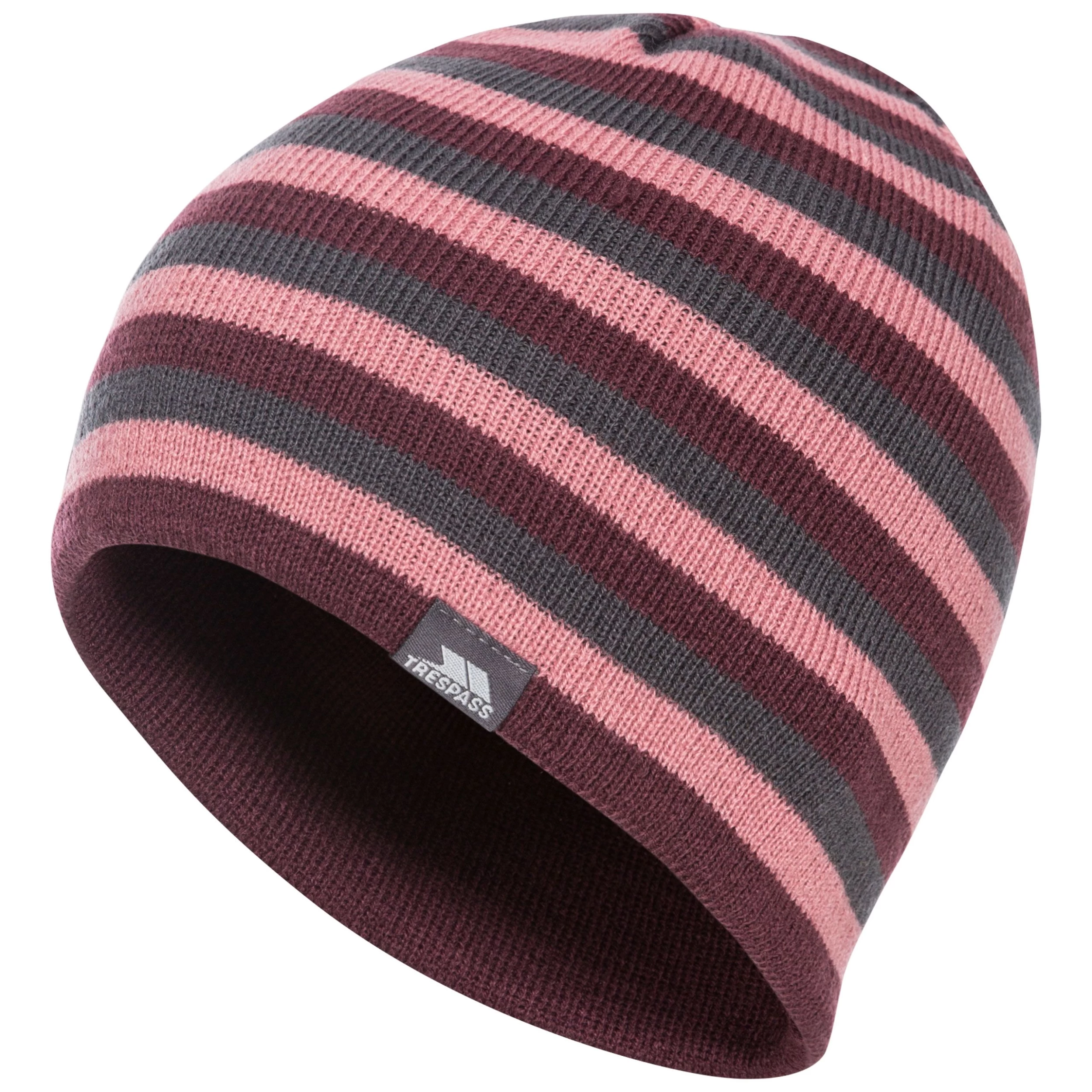 Trespass Unisex Reversible Knitted Beanie Hat Kezia 8 Trespass Unisex Reversible Knitted Beanie Hat Kezia - Image 8