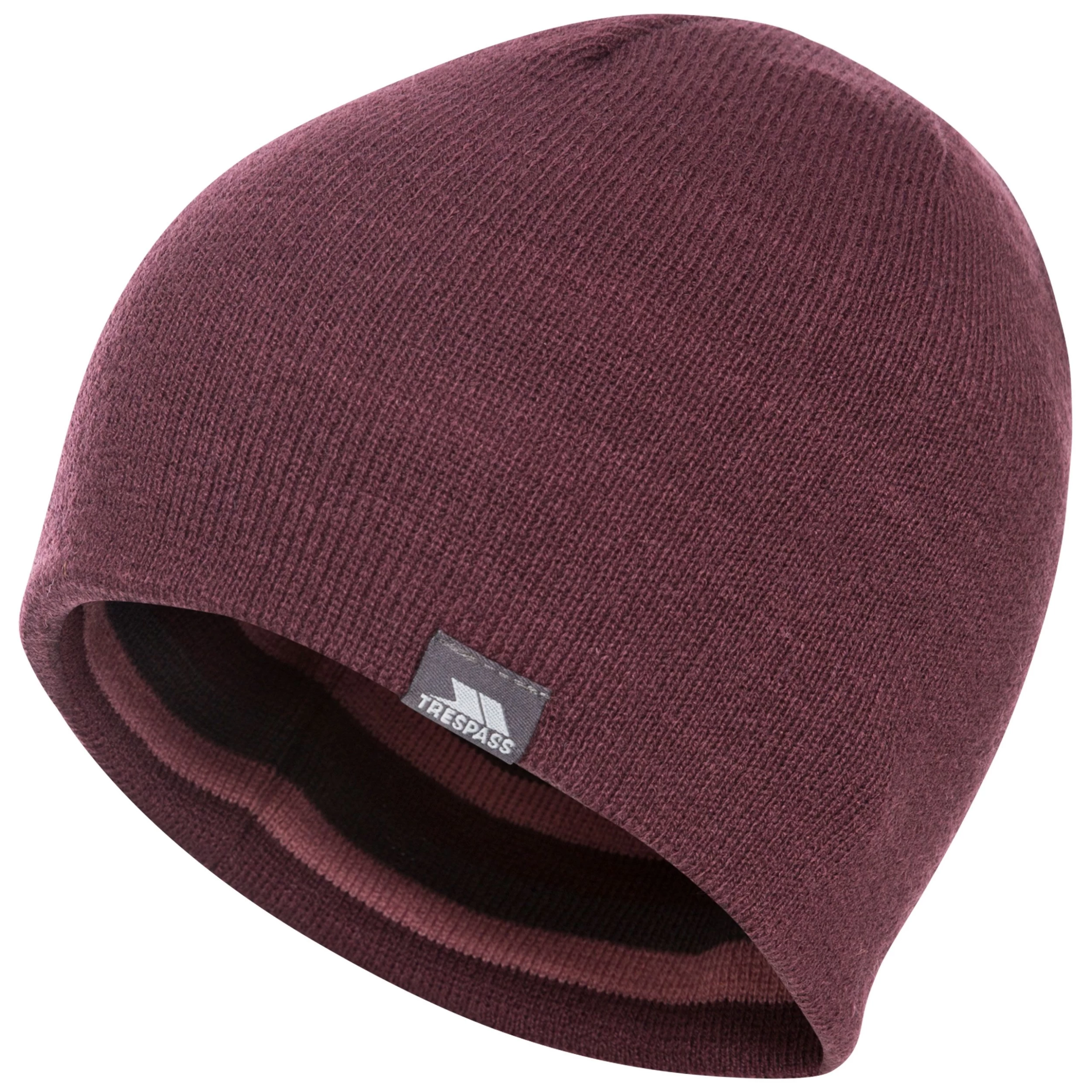 Trespass Unisex Reversible Knitted Beanie Hat Kezia 1 Trespass Unisex Reversible Knitted Beanie Hat Kezia