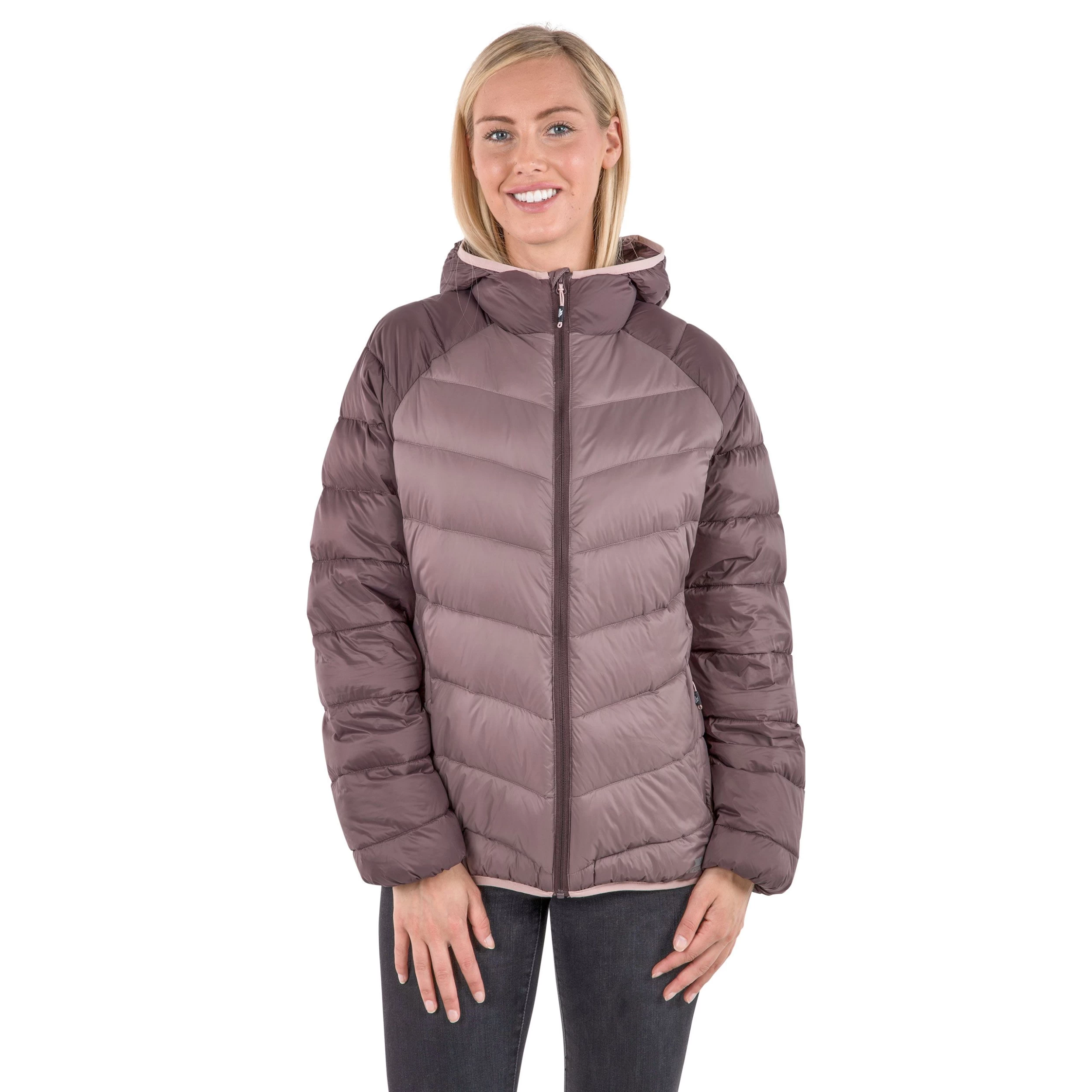 Trespass Womens Down Jacket Hooded Kirstin - Junior Size 3 Trespass Womens Down Jacket Hooded Kirstin - Junior Size - Image 3
