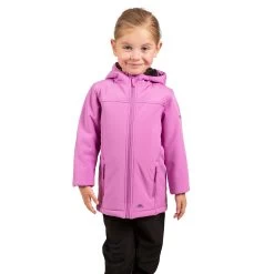 Trespass Girls Softshell Jacket Water Resistant Kristen -Adventure Pulse kristen fcjksstr0001 dpi m01