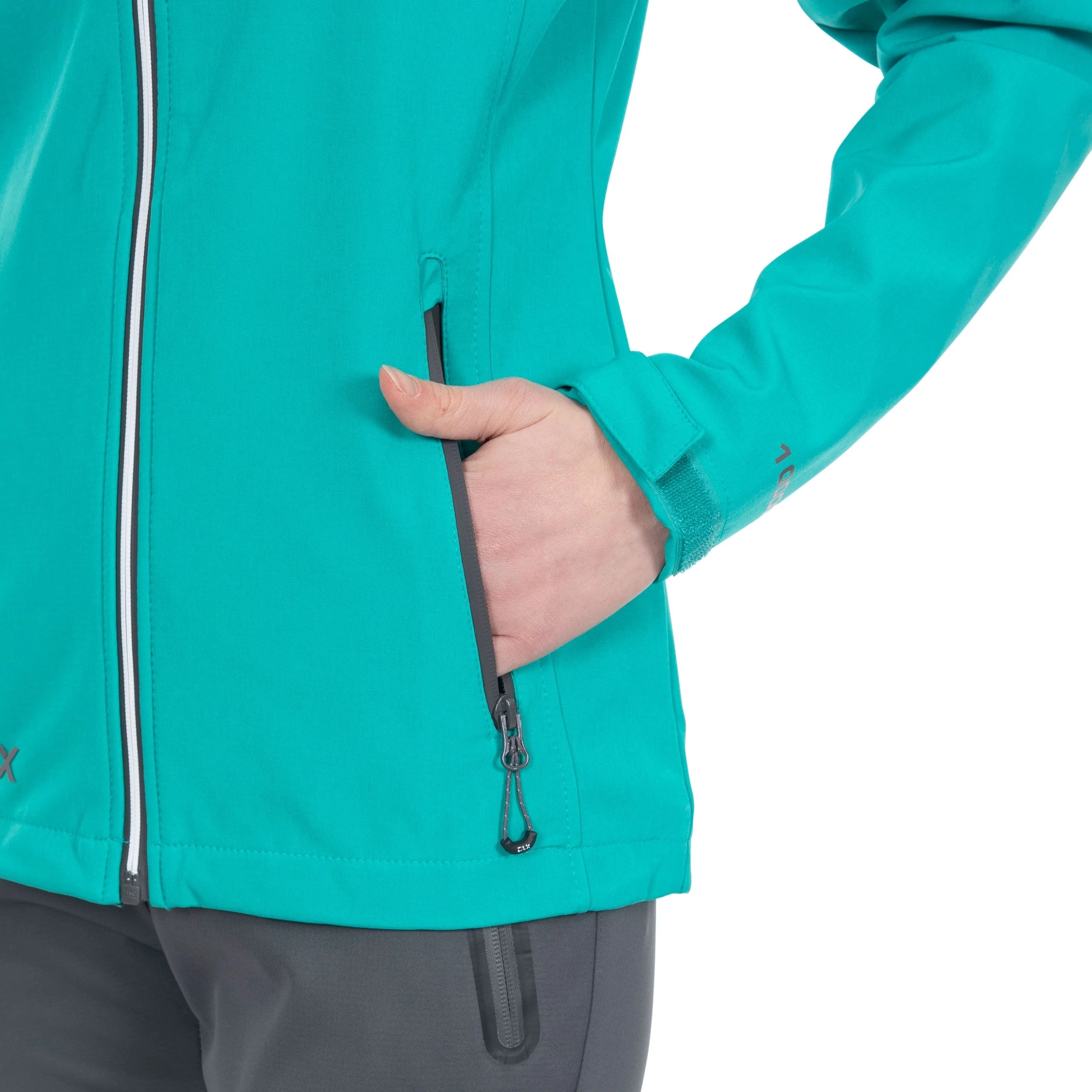 Trespass DLX Womens Softshell Jacket Landry - Junior Size 9 Trespass DLX Womens Softshell Jacket Landry - Junior Size - Image 9