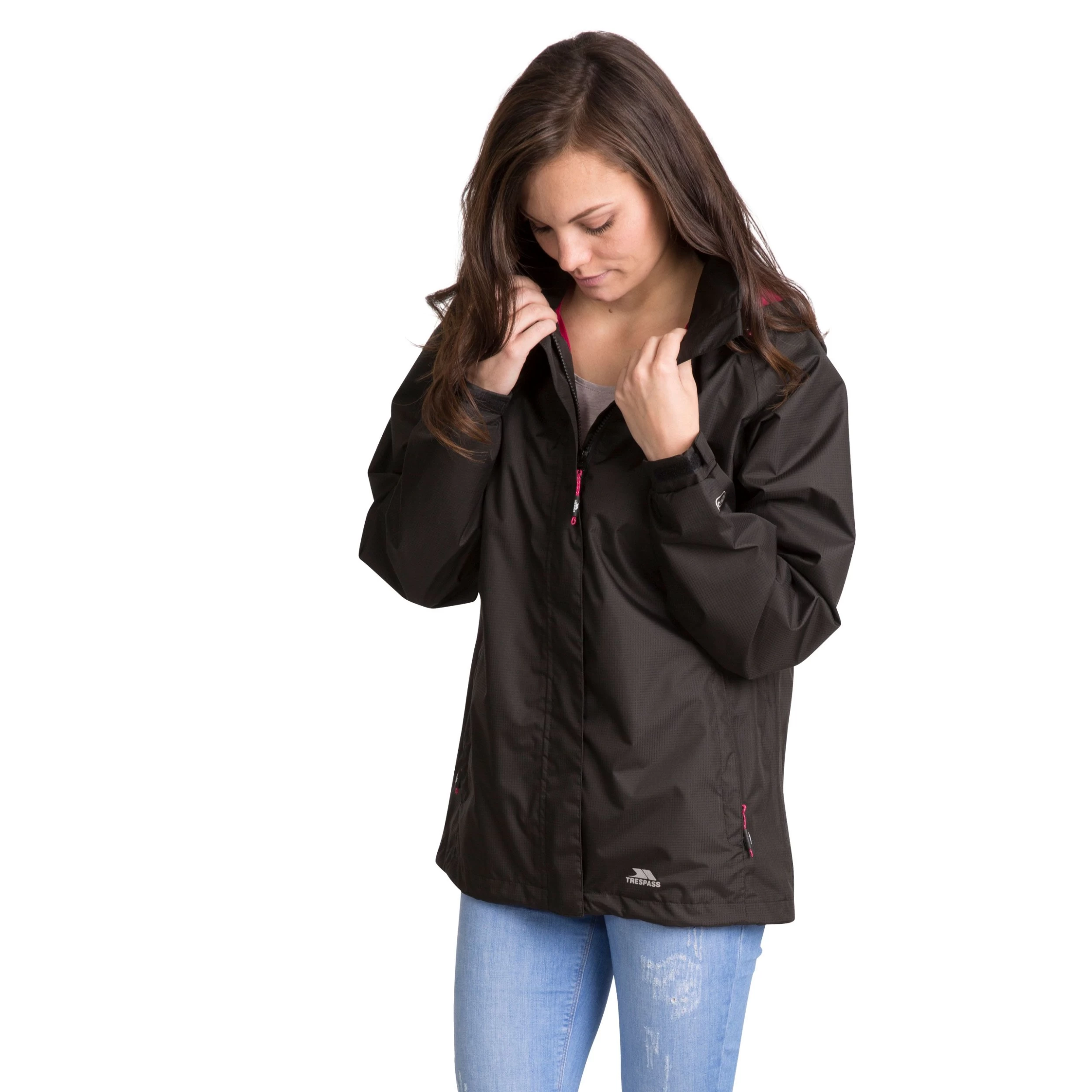 Trespass Womens Waterproof Jacket Lanna II - Junior Size 9 Trespass Womens Waterproof Jacket Lanna II - Junior Size - Image 9