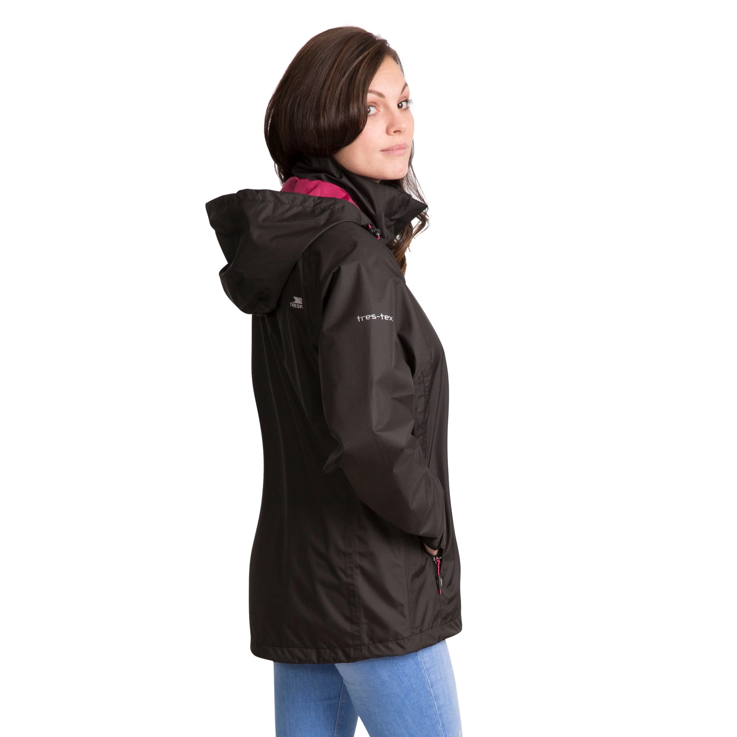 Trespass Womens Waterproof Jacket Lanna II - Junior Size 7 Trespass Womens Waterproof Jacket Lanna II - Junior Size - Image 7