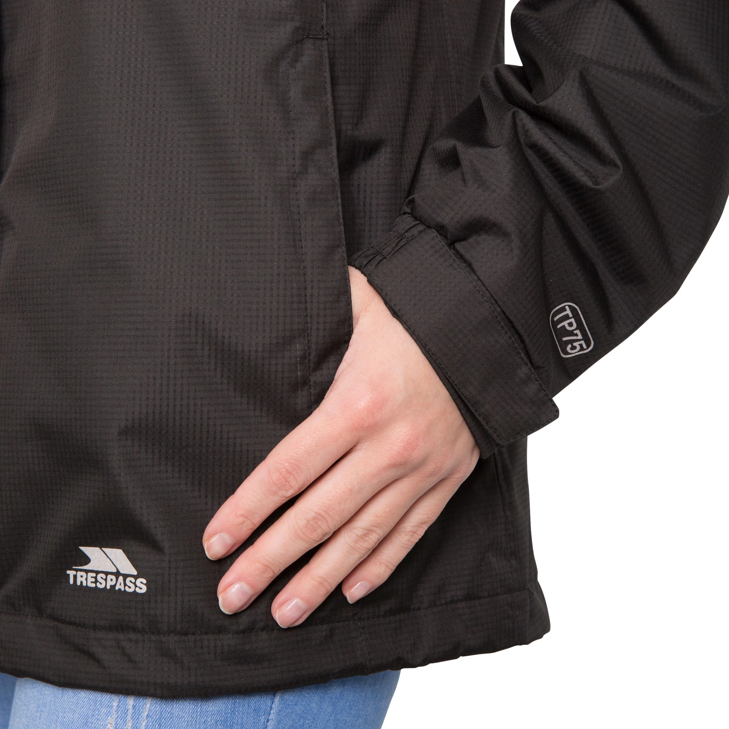 Trespass Womens Waterproof Jacket Lanna II - Junior Size 5 Trespass Womens Waterproof Jacket Lanna II - Junior Size - Image 5