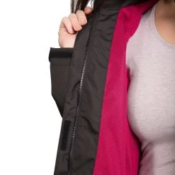 Trespass Womens Waterproof Jacket Lanna II - Junior Size 25 Trespass Womens Waterproof Jacket Lanna II - Junior Size -Adventure Pulse lanna ii fajkram10018 blk m28 1