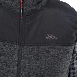 Trespass Men's Gilet Fleece Leafminer 32 Trespass Men's Gilet Fleece Leafminer -Adventure Pulse leafminer maflgio10001 bme m07