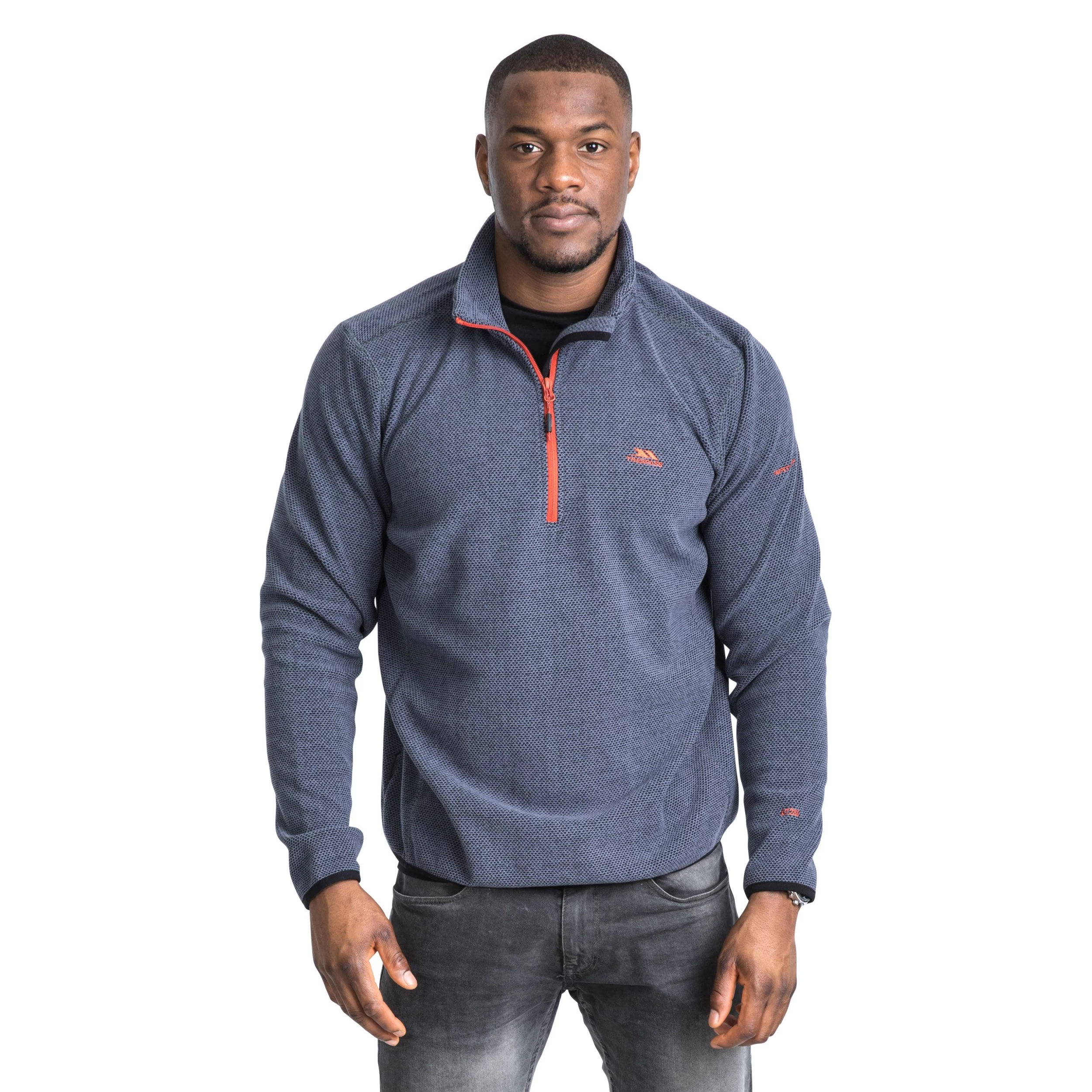 Trespass Men's 1/2 Zip Fleece Limber 3 Trespass Men's 1/2 Zip Fleece Limber - Image 3
