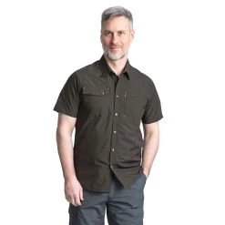 Trespass Men's Mosquito Repellent Short Sleeve Shirt Lowrel -Adventure Pulse lowrel matosbn10002 oli m05