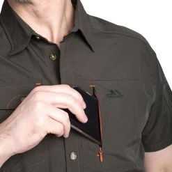 Trespass Men's Mosquito Repellent Short Sleeve Shirt Lowrel -Adventure Pulse lowrel matosbn10002 oli m31