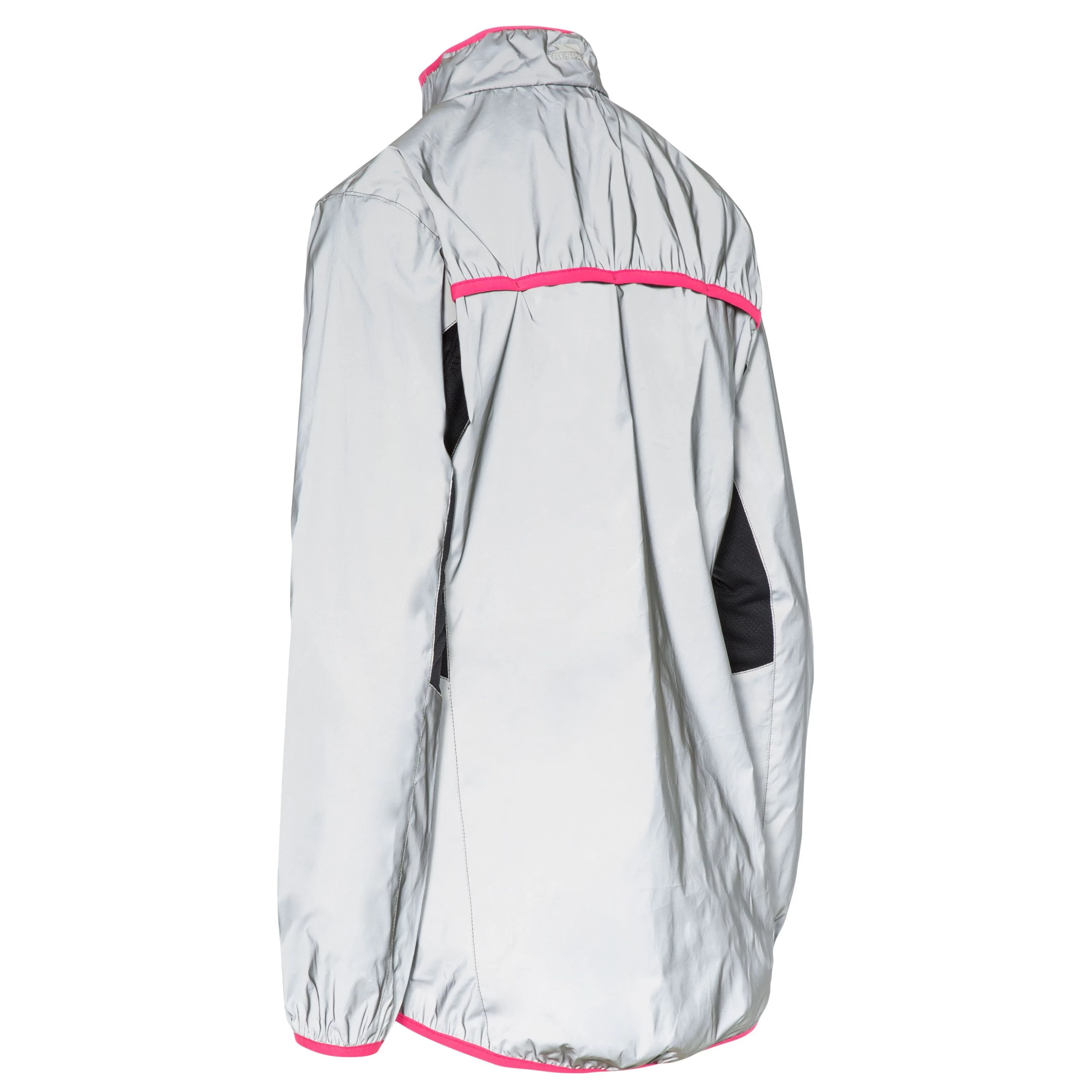 Trespass Womens Reflective Active Jacket Lumi - Junior Size 2 Trespass Womens Reflective Active Jacket Lumi - Junior Size - Image 2
