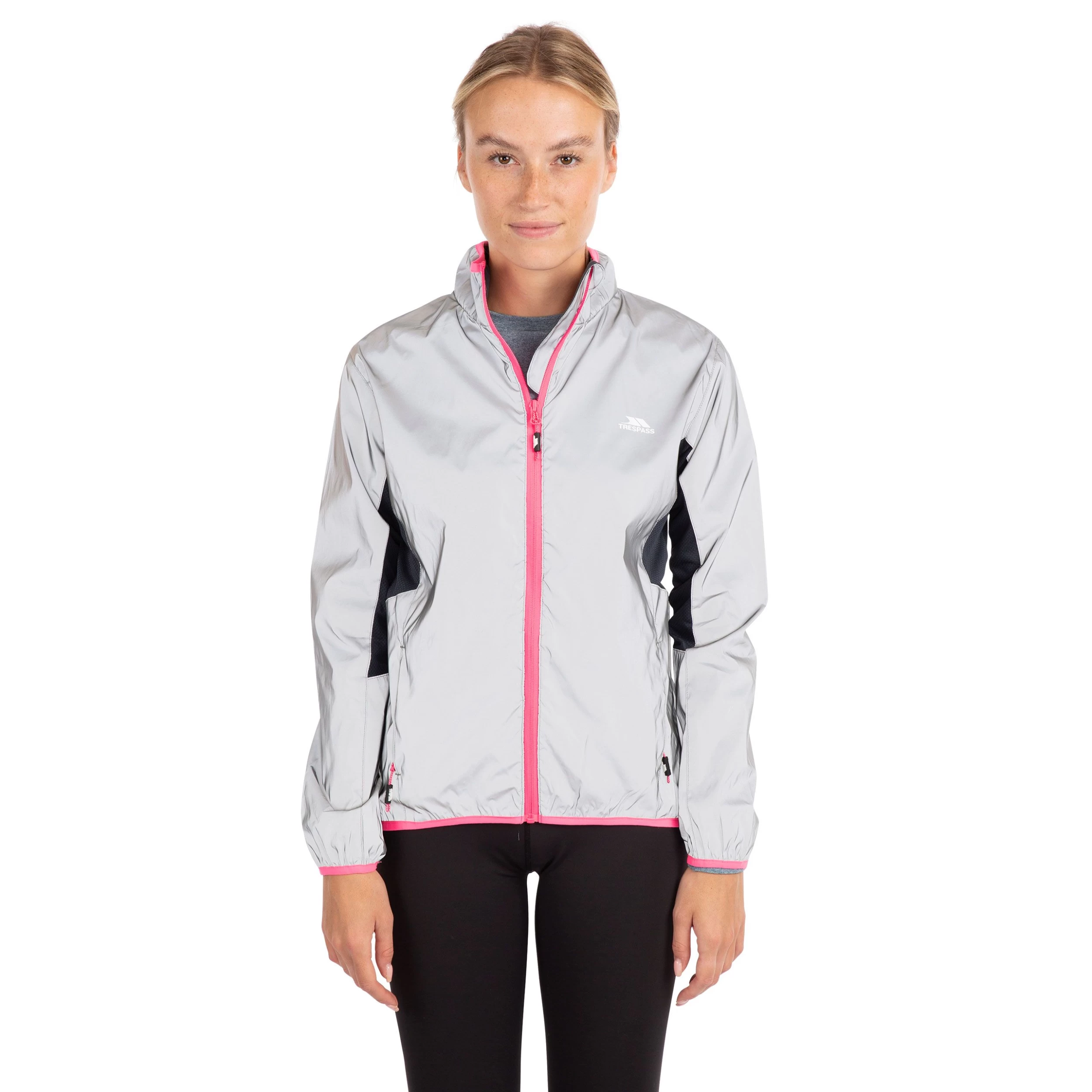 Trespass Womens Reflective Active Jacket Lumi - Junior Size 3 Trespass Womens Reflective Active Jacket Lumi - Junior Size - Image 3