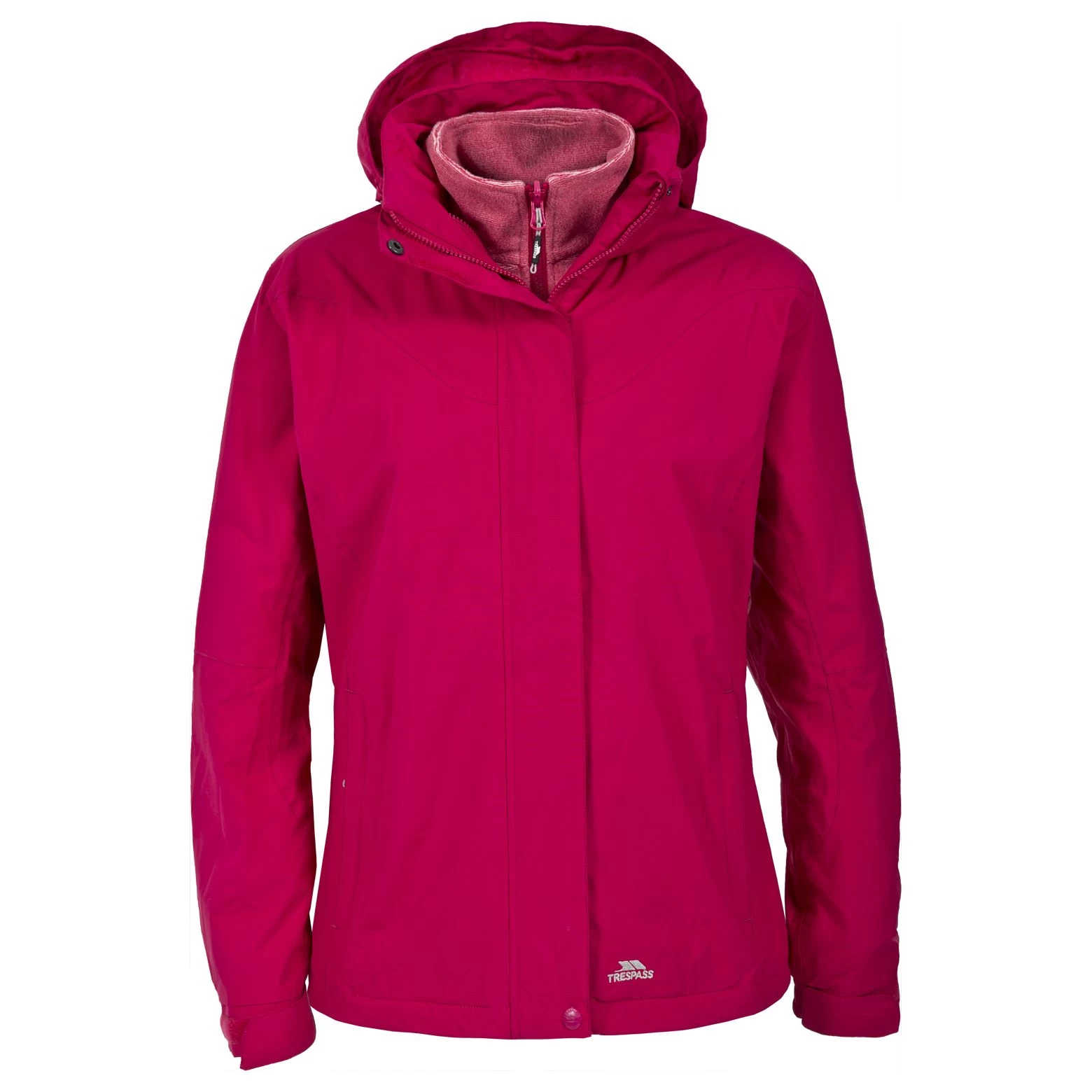 Trespass Womens 3 In 1 Jacket Hooded Madalin - Junior Size 14 Trespass Womens 3 In 1 Jacket Hooded Madalin - Junior Size - Image 14