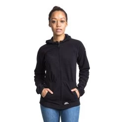 Trespass Womens Anti Pilling Microfleece Hoodie Marathon -Adventure Pulse marathon faflmfg20001 blk m12 1