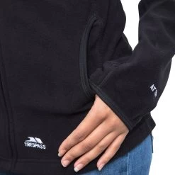 Trespass Womens Anti Pilling Microfleece Hoodie Marathon -Adventure Pulse marathon faflmfg20001 blk m18 1