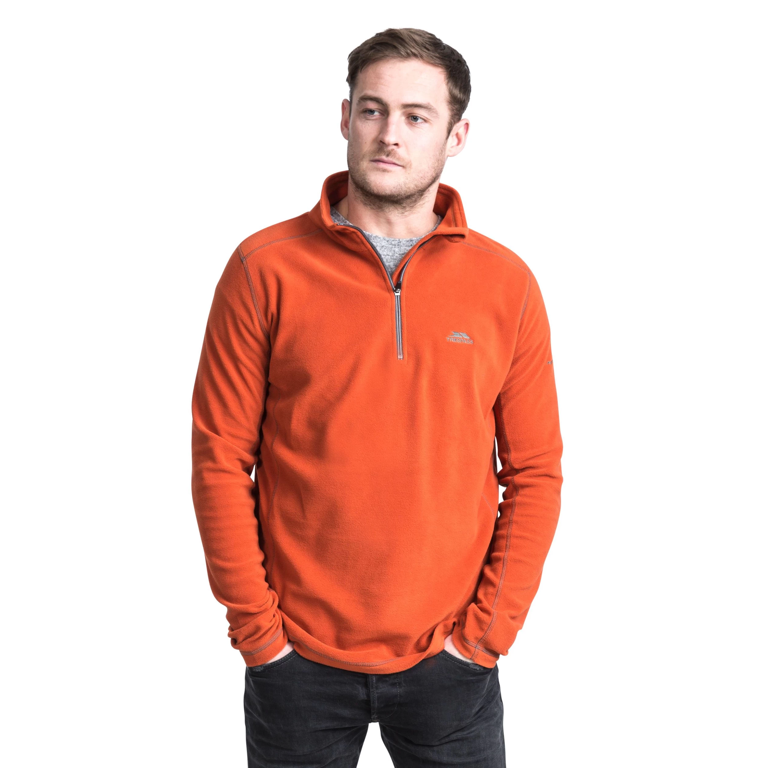 Trespass Men's 1/2 Zip Fleece Maringa - Junior Size 3 Trespass Men's 1/2 Zip Fleece Maringa - Junior Size - Image 3