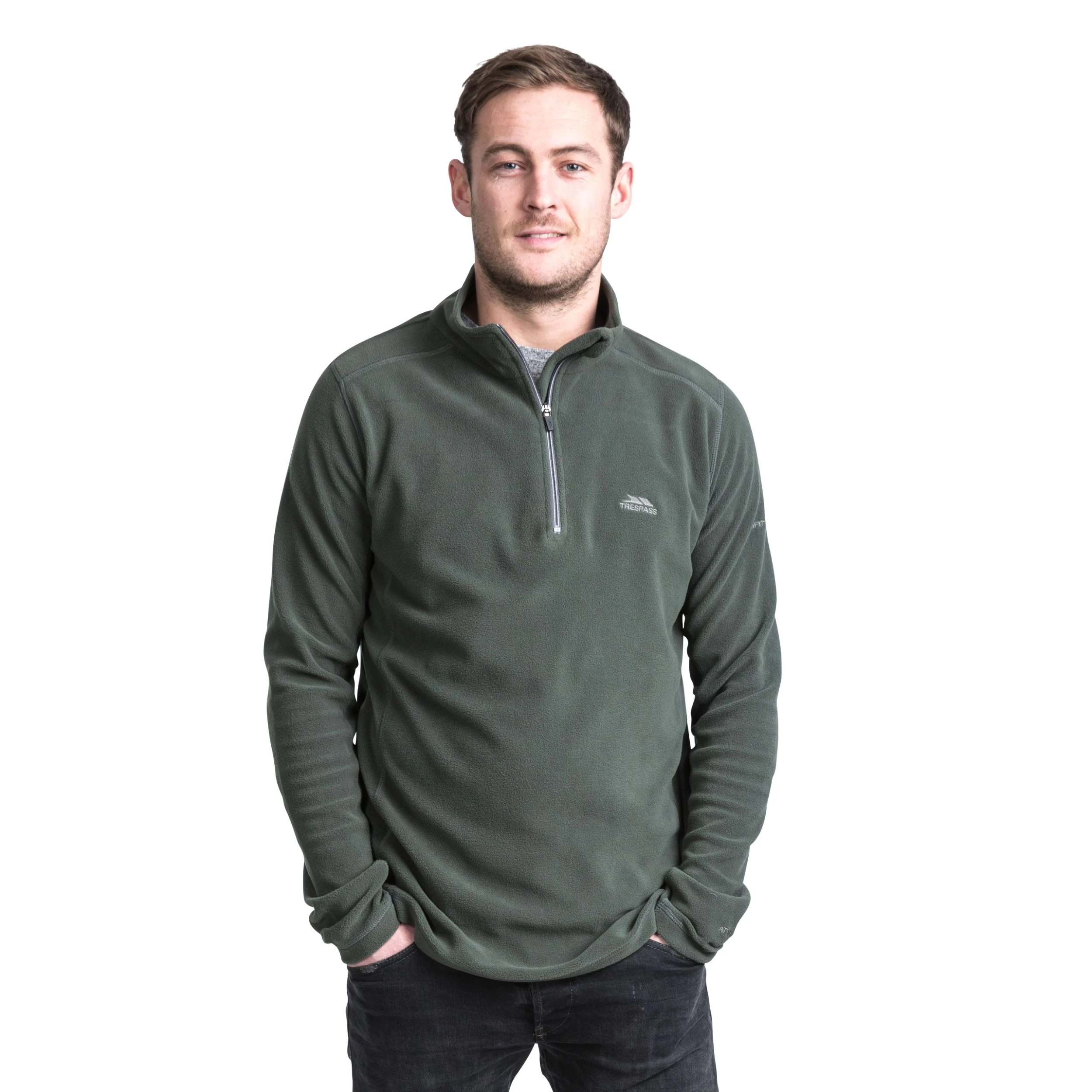 Trespass Men's 1/2 Zip Fleece Maringa - Junior Size 10 Trespass Men's 1/2 Zip Fleece Maringa - Junior Size - Image 10